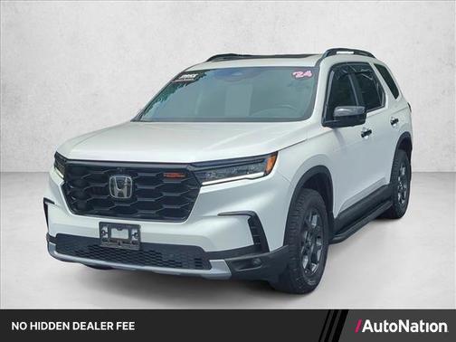 Platinum White Pearl 2024 Honda Pilot TrailSport