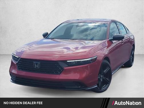 Radiant Red Metallic 2026 Honda Accord Hybrid Sport-L