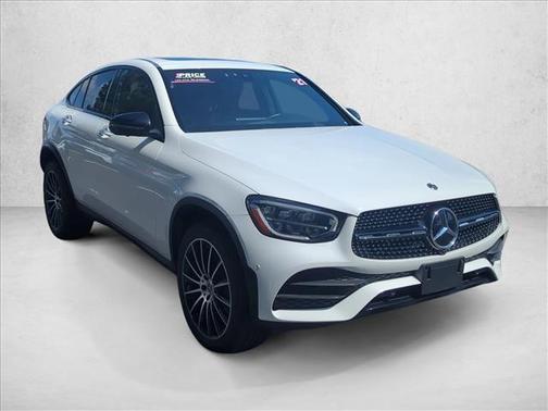 White 2021 Mercedes-Benz GLC 300 4MATIC Coupe
