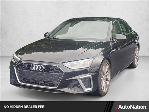 Mythos Black Metallic 2021 Audi A4 45 S line Premium Plus
