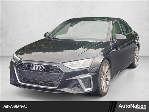 Mythos Black Metallic 2021 Audi A4 45 S line Premium Plus