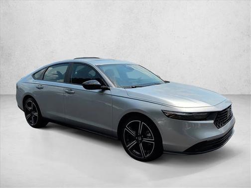 Solar Silver Metallic 2026 Honda Accord Hybrid Sport