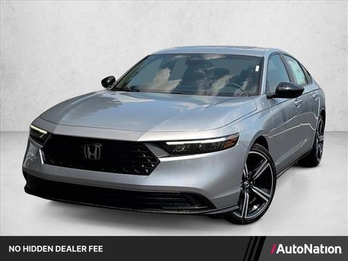 Solar Silver Metallic 2026 Honda Accord Hybrid Sport