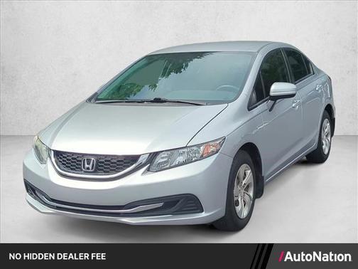 Gray 2014 Honda Civic LX