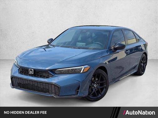 Blue Lagoon Pearl 2026 Honda Civic Hybrid Sport