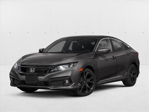 Modern Steel Metallic 2019 Honda Civic Sport