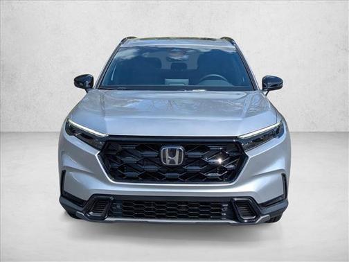 Solar Silver Metallic 2026 Honda CR-V Hybrid Sport-L FWD