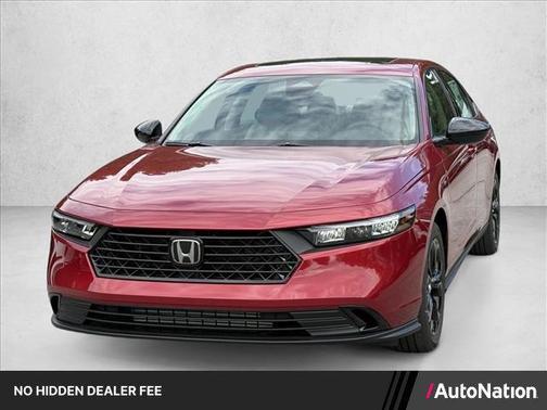 Radiant Red Metallic 2025 Honda Accord SE