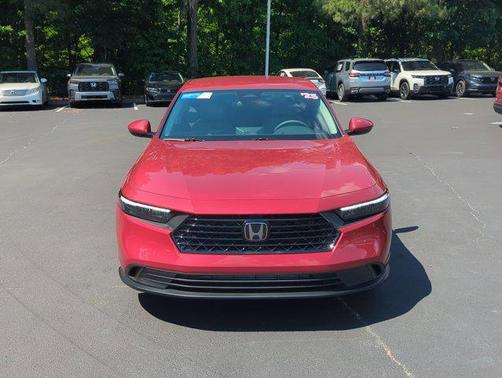 Radiant Red Metallic 2025 Honda Accord LX 1.5T