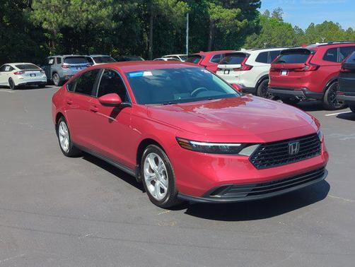 Radiant Red Metallic 2025 Honda Accord LX 1.5T