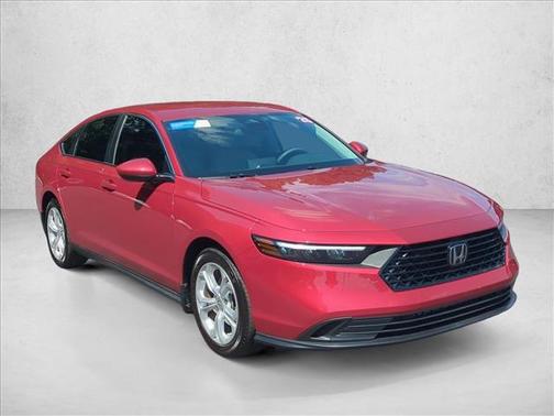 Radiant Red Metallic 2025 Honda Accord LX 1.5T