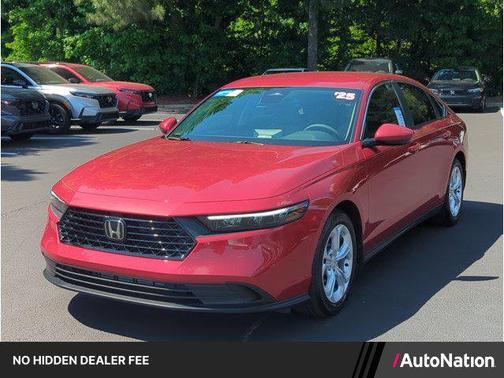 Radiant Red Metallic 2025 Honda Accord LX 1.5T