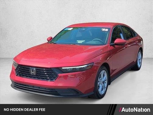 Radiant Red Metallic 2025 Honda Accord LX 1.5T