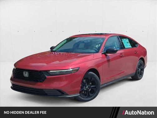 Radiant Red Metallic 2025 Honda Accord SE