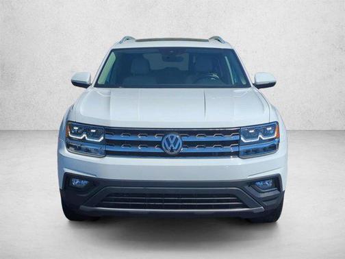 Pure White 2019 Volkswagen Atlas 3.6L SE w/Technology