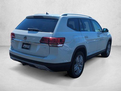 Pure White 2019 Volkswagen Atlas 3.6L SE w/Technology