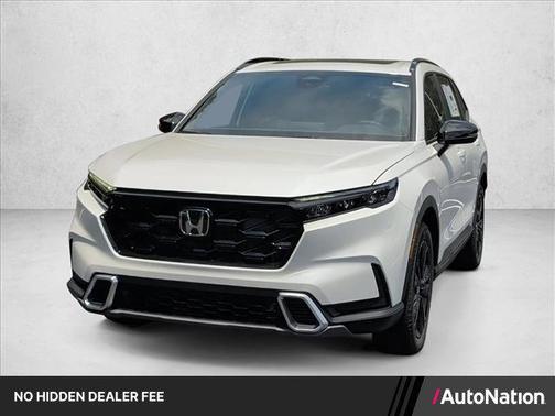Platinum White Pearl 2026 Honda CR-V Hybrid Sport Touring AWD