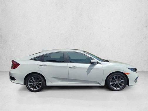 Platinum White Pearl 2021 Honda Civic EX