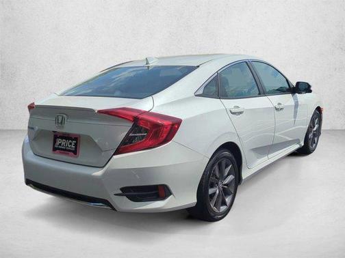 Platinum White Pearl 2021 Honda Civic EX