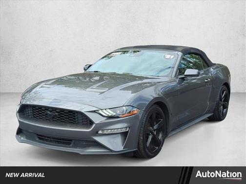 Carbonized Gray Metallic 2021 Ford Mustang EcoBoost Premium