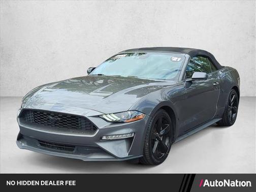 Carbonized Gray Metallic 2021 Ford Mustang EcoBoost Premium