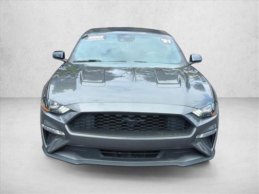 Carbonized Gray Metallic 2021 Ford Mustang EcoBoost Premium