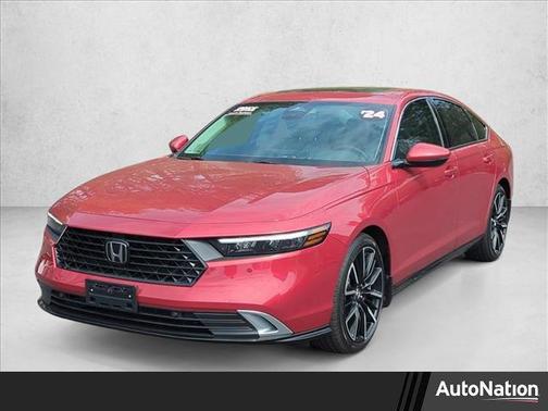 Radiant Red Metallic 2024 Honda Accord Hybrid Touring
