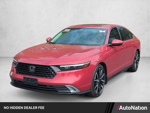Radiant Red Metallic 2024 Honda Accord Hybrid Touring