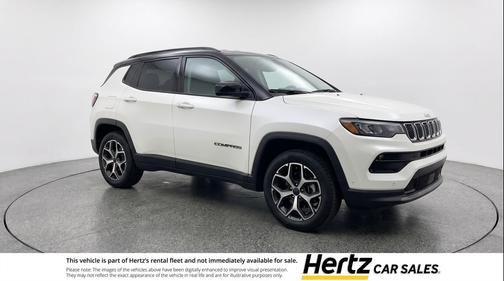 Bright White Clearcoat 2025 Jeep Compass Limited