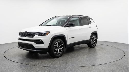 Bright White Clearcoat 2025 Jeep Compass Limited