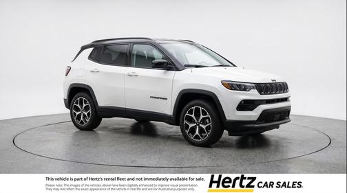 Bright White Clearcoat 2025 Jeep Compass Limited