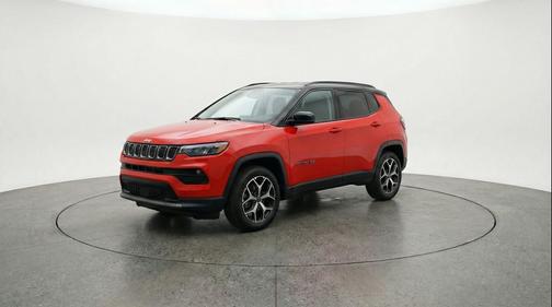 Red Hot Pearlcoat 2025 Jeep Compass Limited