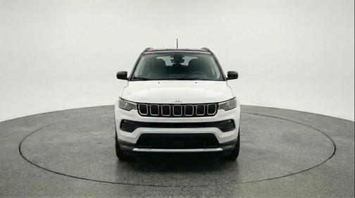 Bright White Clearcoat 2025 Jeep Compass Limited