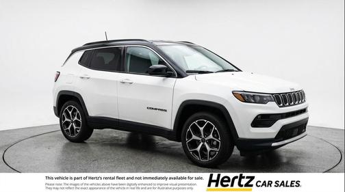 Bright White Clearcoat 2025 Jeep Compass Limited
