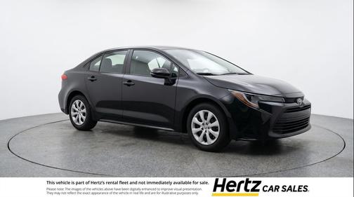 Midnight Black Metallic 2025 Toyota Corolla LE