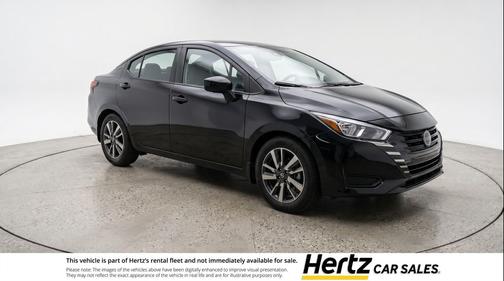 Super Black 2025 Nissan Versa 1.6 SV