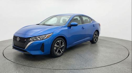 Electric Blue Metallic 2025 Nissan Sentra SV