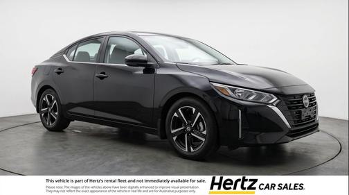 Super Black 2025 Nissan Sentra SV