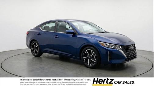 Electric Blue Metallic 2025 Nissan Sentra SV