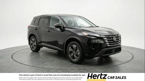 Super Black 2025 Nissan Rogue SV