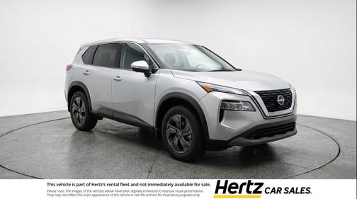 Brilliant Silver Metallic 2025 Nissan Rogue SV