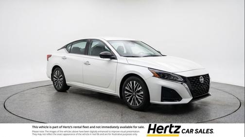 Glacier White 2025 Nissan Altima SV FWD