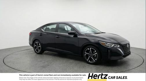 Super Black 2025 Nissan Sentra SV