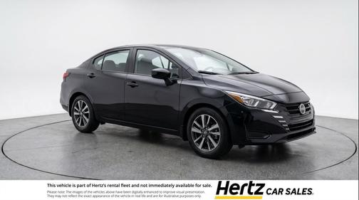 Super Black 2025 Nissan Versa 1.6 SV