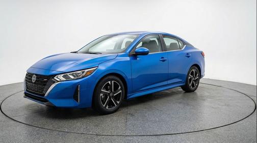 Electric Blue Metallic 2025 Nissan Sentra SV