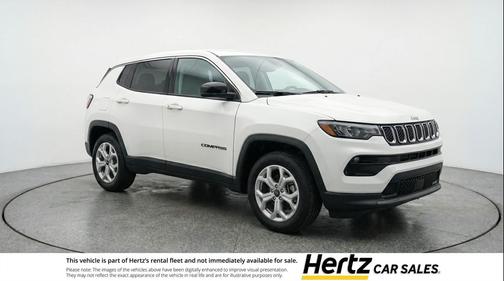 Bright White Clearcoat 2025 Jeep Compass Latitude