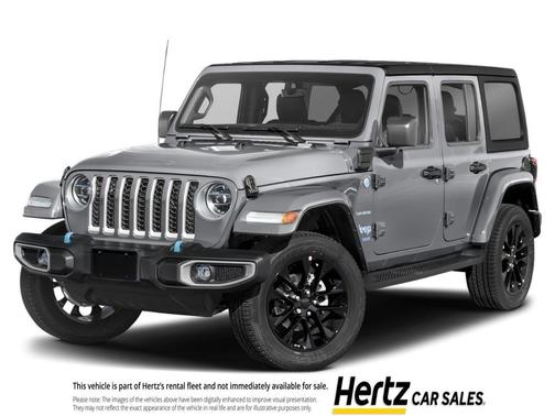 Silver Zynith Clearcoat 2023 Jeep Wrangler 4xe Sahara