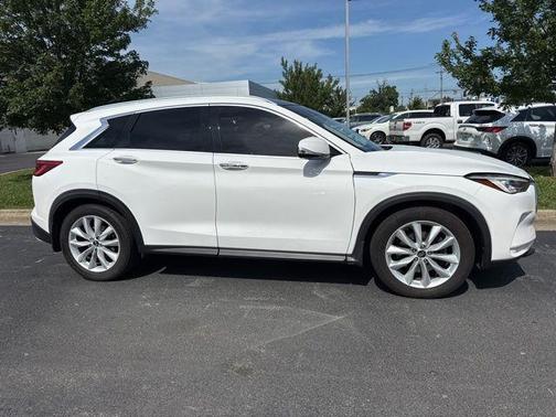 Lunar White 2019 INFINITI QX50 ESSENTIAL