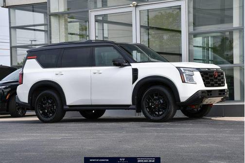 Aspen White/Super Black 2026 Nissan Armada PRO-4X