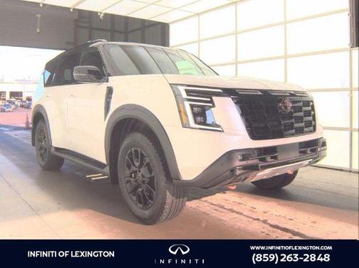 Aspen White/Super Black 2026 Nissan Armada PRO-4X
